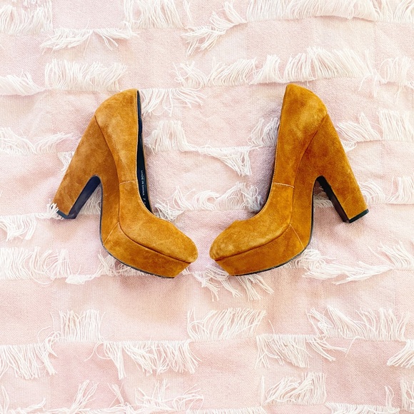 Dolce Vita Shoes - Dolce Vita Tan Platform Wedge Heel 70’s